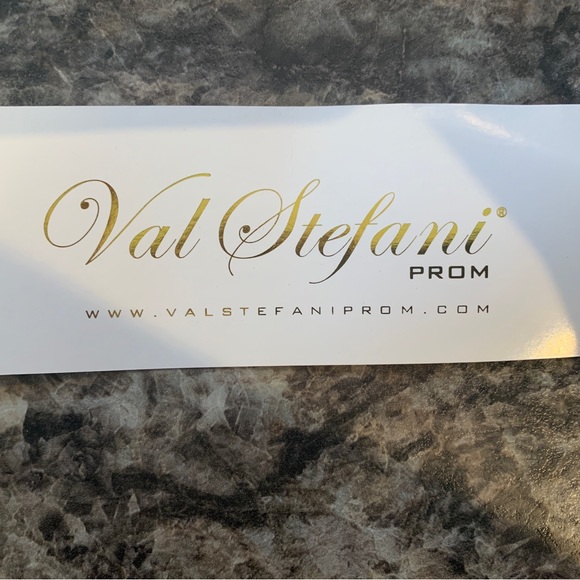 Prom Dress, High Low, Ruffle, Rhinestone, Strapless - Picture 3 of 4